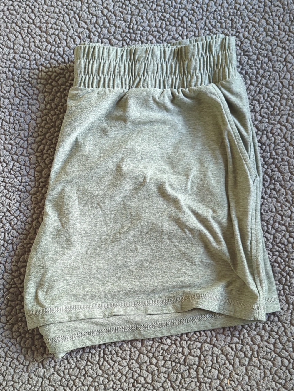 Athletic Works ButterCore Shorts, Green, XL